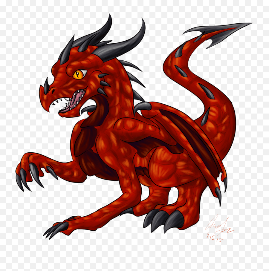 Dragon - Baby Red Dragon Wyrmling Emoji,Dragon Clipart
