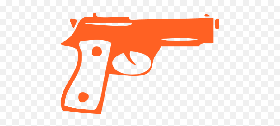 Gun 04 Icons Images Png Transparent - Red Gun Icon Png Emoji,Revolver Transparent