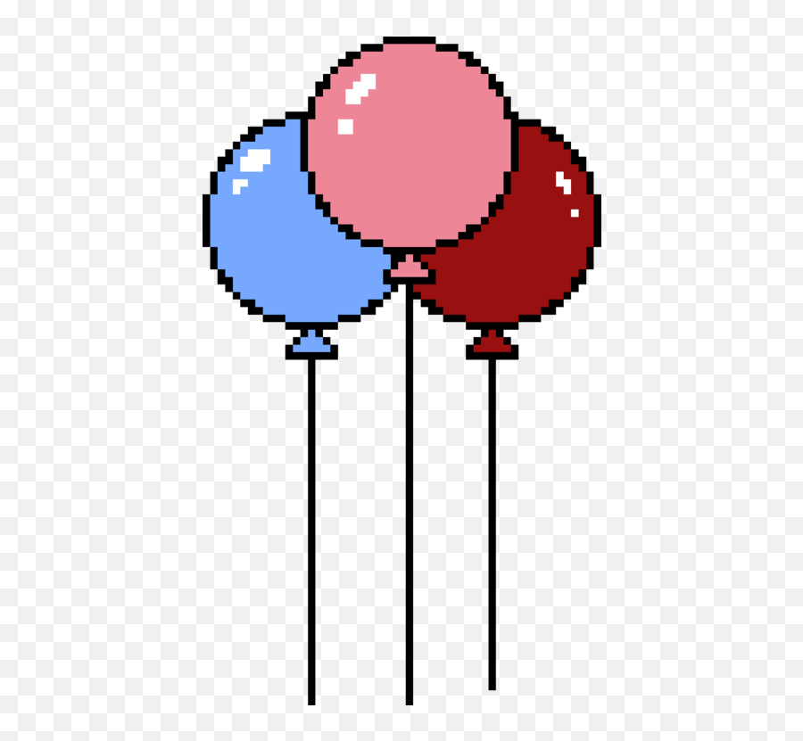 Flowerareaballoon - Pixel Balloon Clipart Full Size 8 Bit Balloon Transparent Emoji,Birthday Balloon Clipart