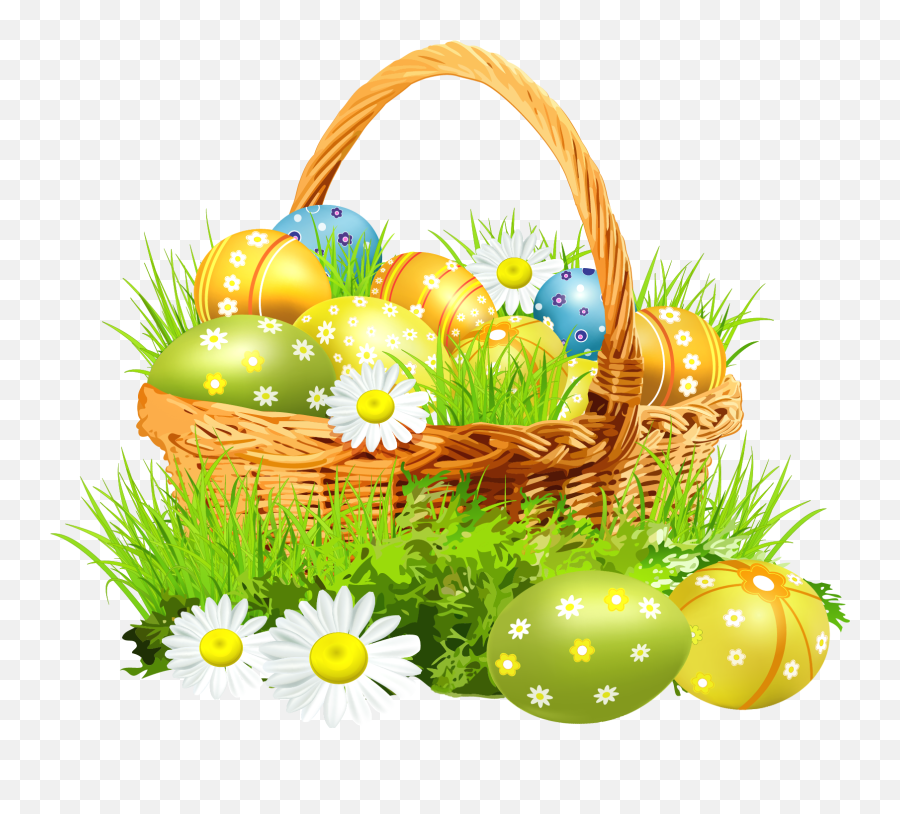 Free Easter Clipart Transparent Background Download Free - Transparent Easter Basket Png Emoji,Happy Easter Clipart