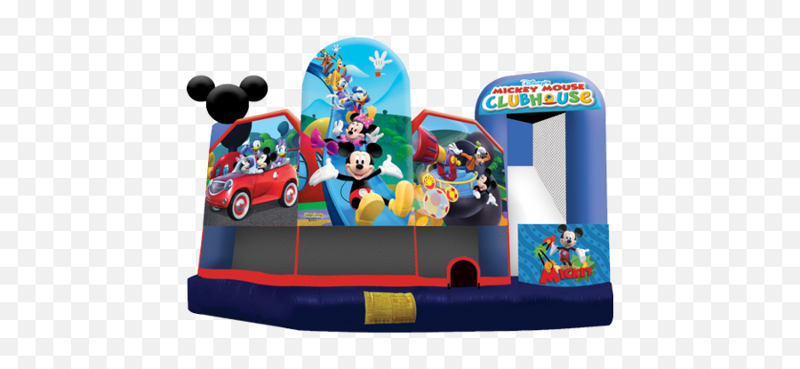 Mickey Mouse Clubhouse 5n1 Combo Partyzone Event Rentals - Mickey Mouse 5 In 1 Bounce House Emoji,Mickey Mouse Club Logo