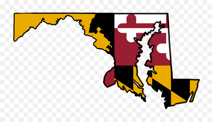 13 Colonies Maryland Flag Clipart - Full Size Clipart Emoji,Maryland Flag Png
