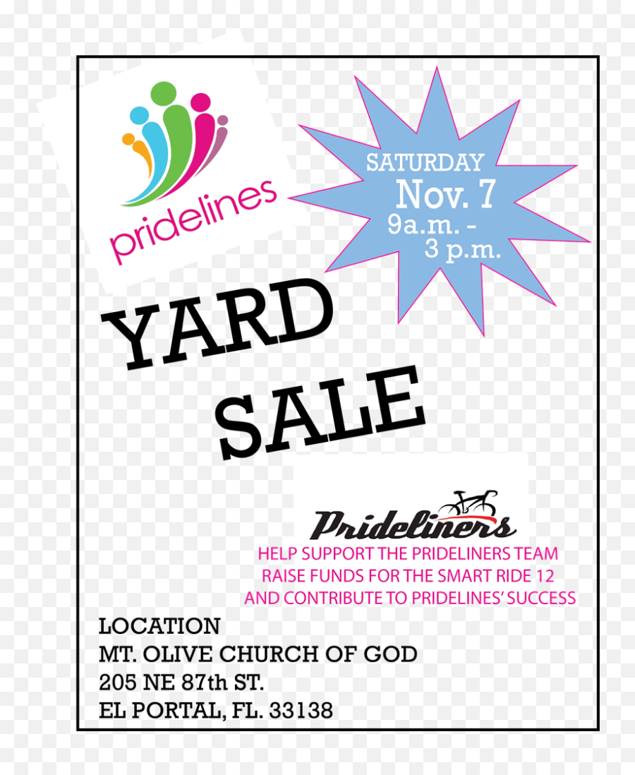 Download Pridelines Yard Sale - Ladybug Media Corp Language Emoji,Yard Sale Png