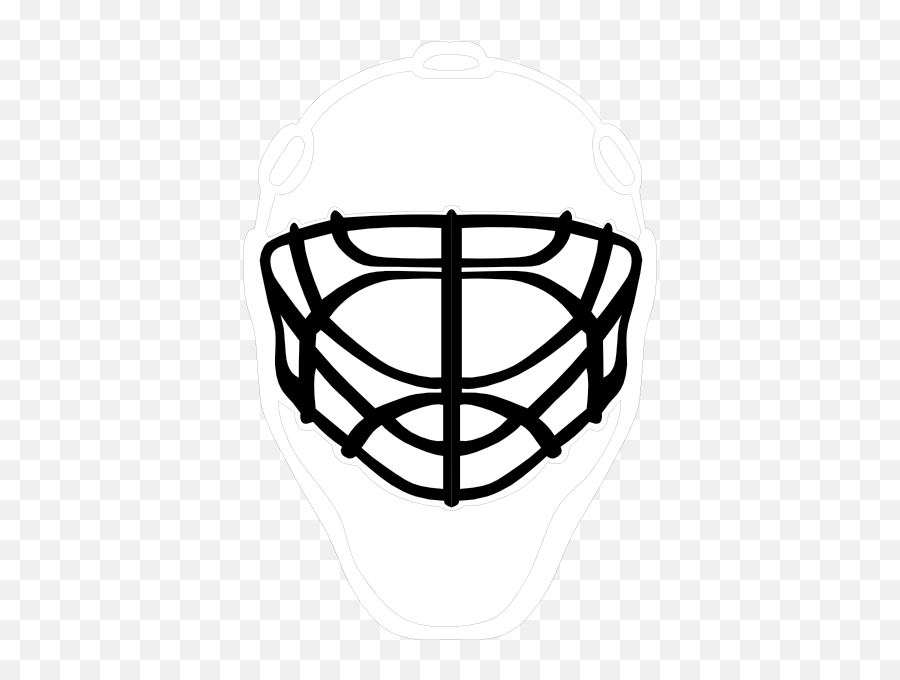 Goalie Mask Template - Clipart Best Emoji,Theatre Mask Clipart