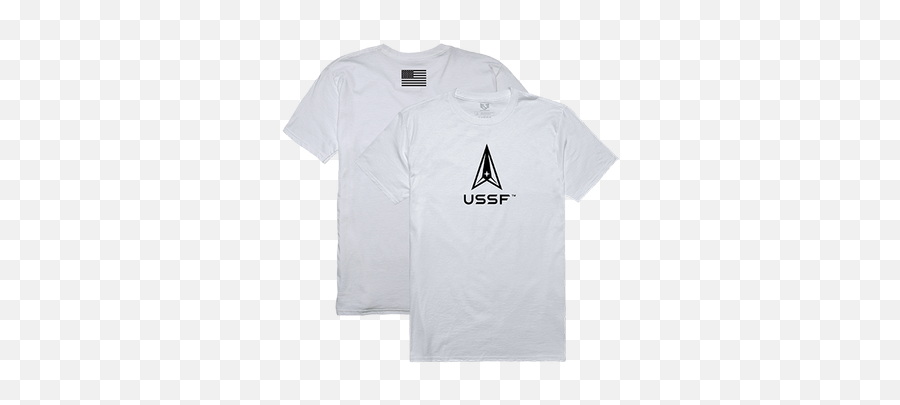 Relaxed Graphic T - Shirt Us Space Force 2 White Emoji,Spaceforce Logo
