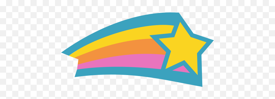 Shooting Star Png Transparent - Shooting Star Rainbow Transparent Emoji,Shooting Star Png