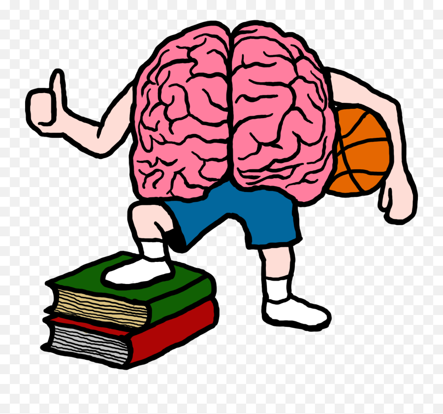 Download Brain Clipart Basketball - Brain Basketball Full Transparent Brain Power Clipart Emoji,Brain Clipart Png
