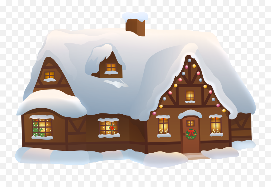 Library Of Christmas Living Room - Christmas House Clipart Emoji,Living Room Clipart