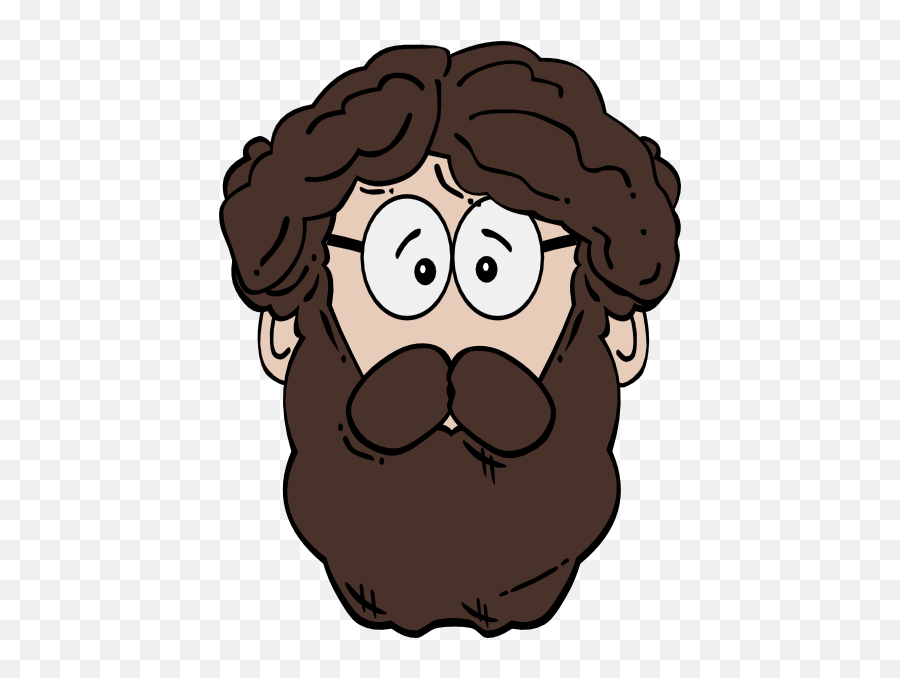 Beard Clipart 4 - Clipartix Man With Beard Clipart Png Emoji,Beard Png