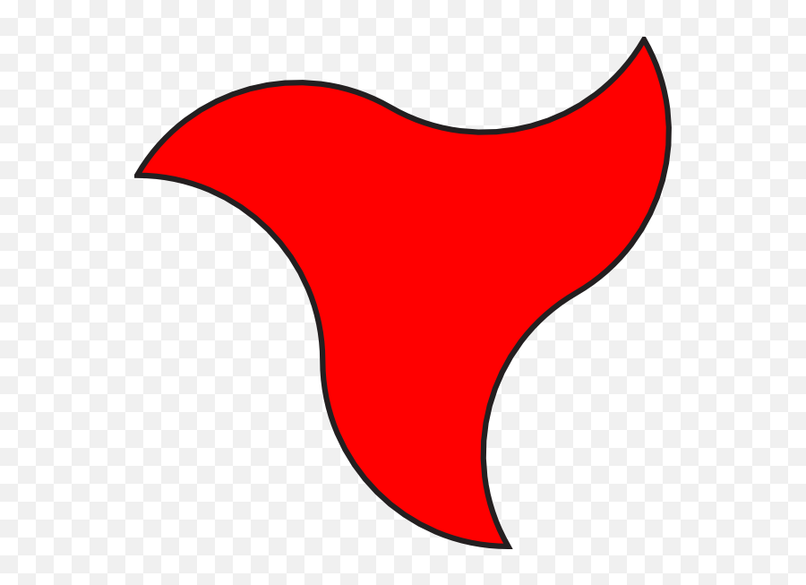 Red Ninja Star Clip Art At Clkercom - Vector Clip Art Ninja Red Star Png Emoji,Ninja Star Png