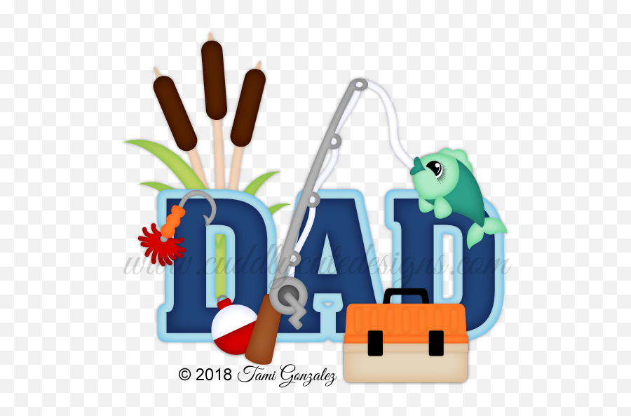 Fishing Dad Title - Fishing Clipart Full Size Clipart Dad Fishing Clipart Emoji,Fishing Clipart