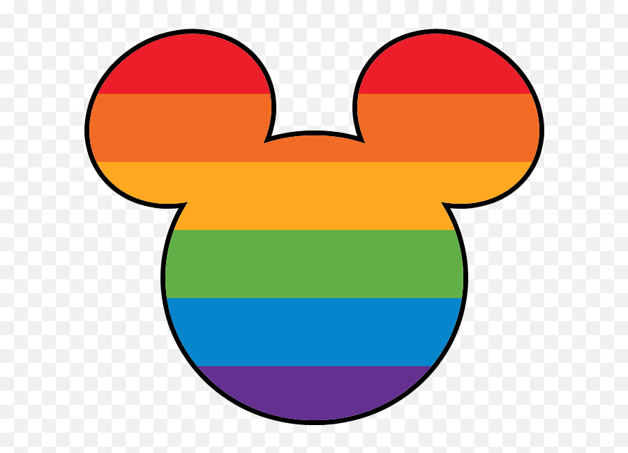 Mickey Mouse Pants Transparent - Rainbow Mickey Head Emoji,Mickey Mouse Ears Clipart