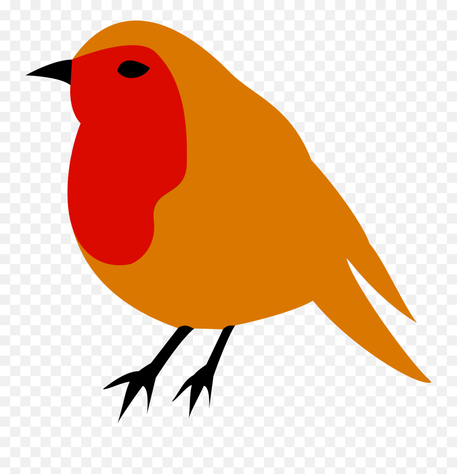 Christmas Robin Clipart Png Image With - Transparent Robin Bird Clipart Emoji,Robin Clipart