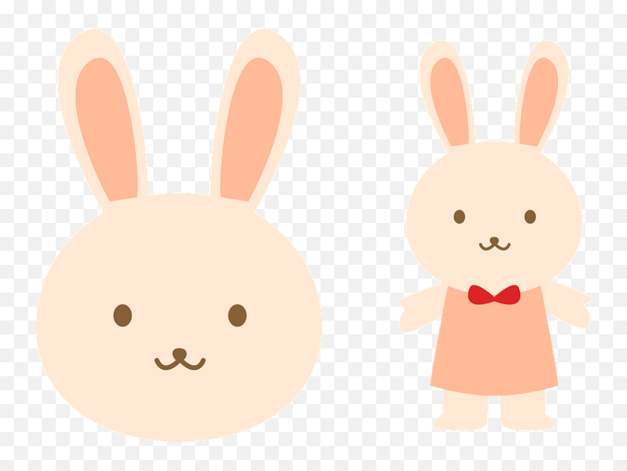 Rabbit Clipart - Happy Emoji,Bunny Face Clipart