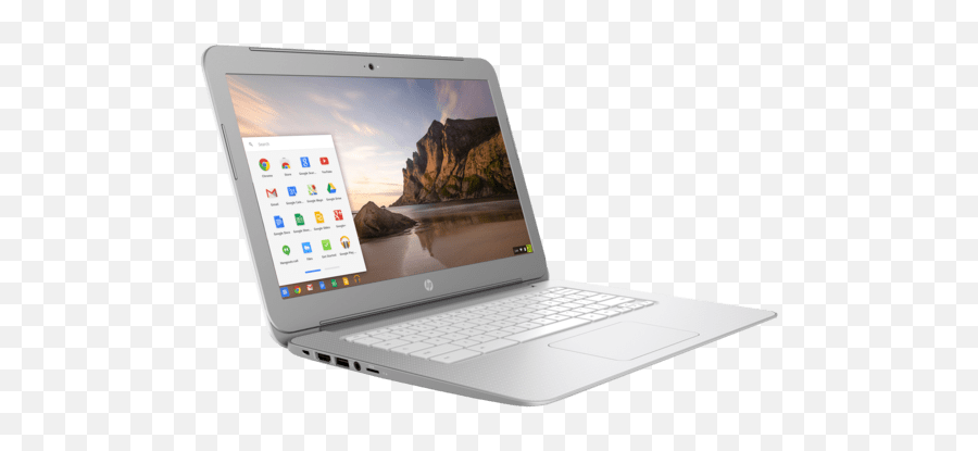 Grey Hp Chromebook Laptop Transparent Png - Stickpng Hp Chromebook 14 Ak039wm Emoji,Laptop Transparent