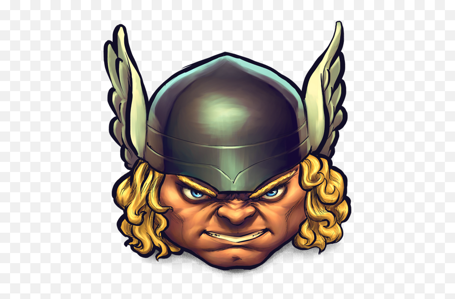 Angry Thor Icon Png Clipart Image Iconbugcom - Thor Ico Emoji,Angry Face Png