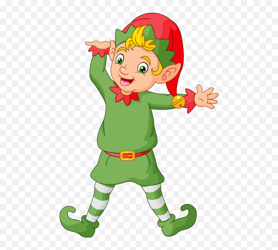 Funny Christmas Elf Clipart Transparent - Illustration Emoji,Funny Christmas Clipart