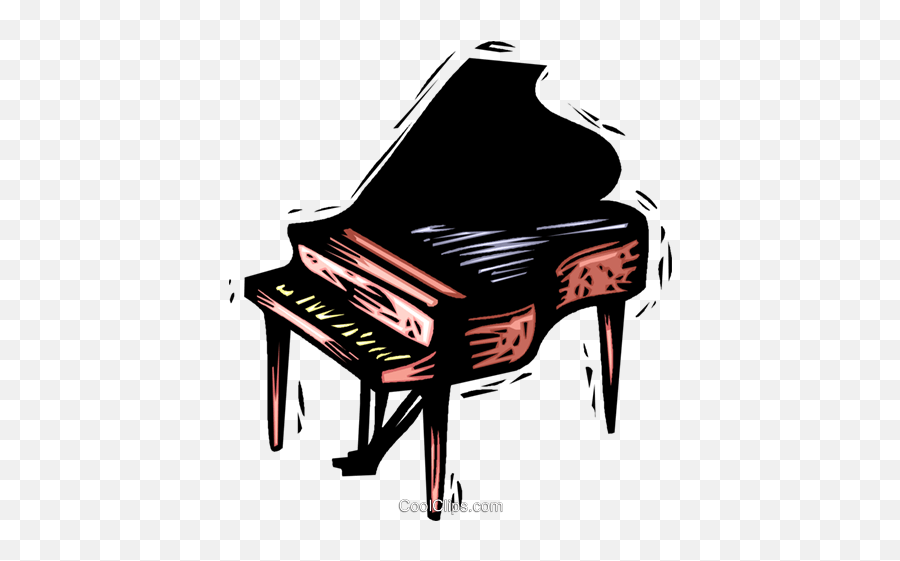 Grand Piano Royalty Free Vector Clip Art Illustration - Analog Signal Emoji,Grand Piano Clipart