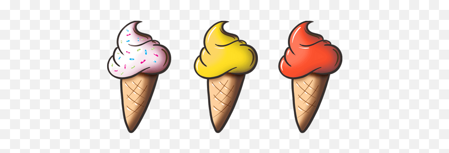 Menu - Cone Emoji,Ice Cream Truck Clipart