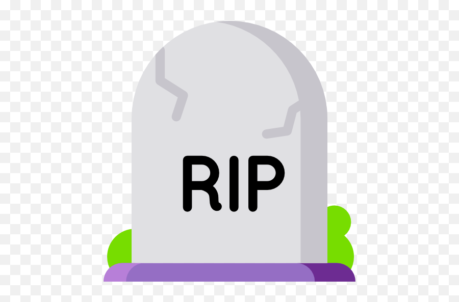 Tomb Tombstone Death Halloween Stone Cemetery Rip Icon Emoji,Rip Clipart