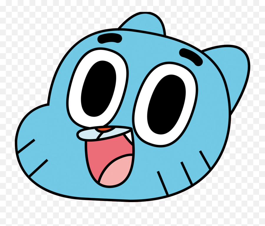 Amazing World Of Gumball Gumball Head Png Download Clipart Emoji,Gumball Logo