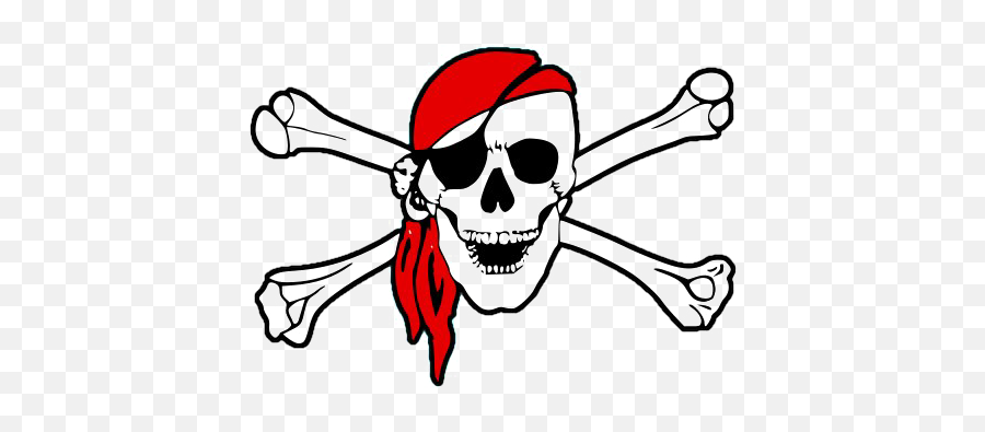 Pirate Logo Transparent Background Png - Printable Skull And Crossbones Flag Emoji,Pirate Logo