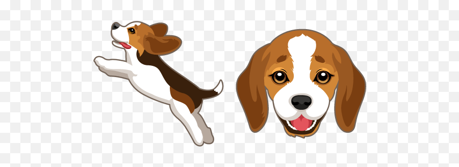 Cute Beagle Puppy Cursor U2013 Custom Cursor Emoji,Beagle Png