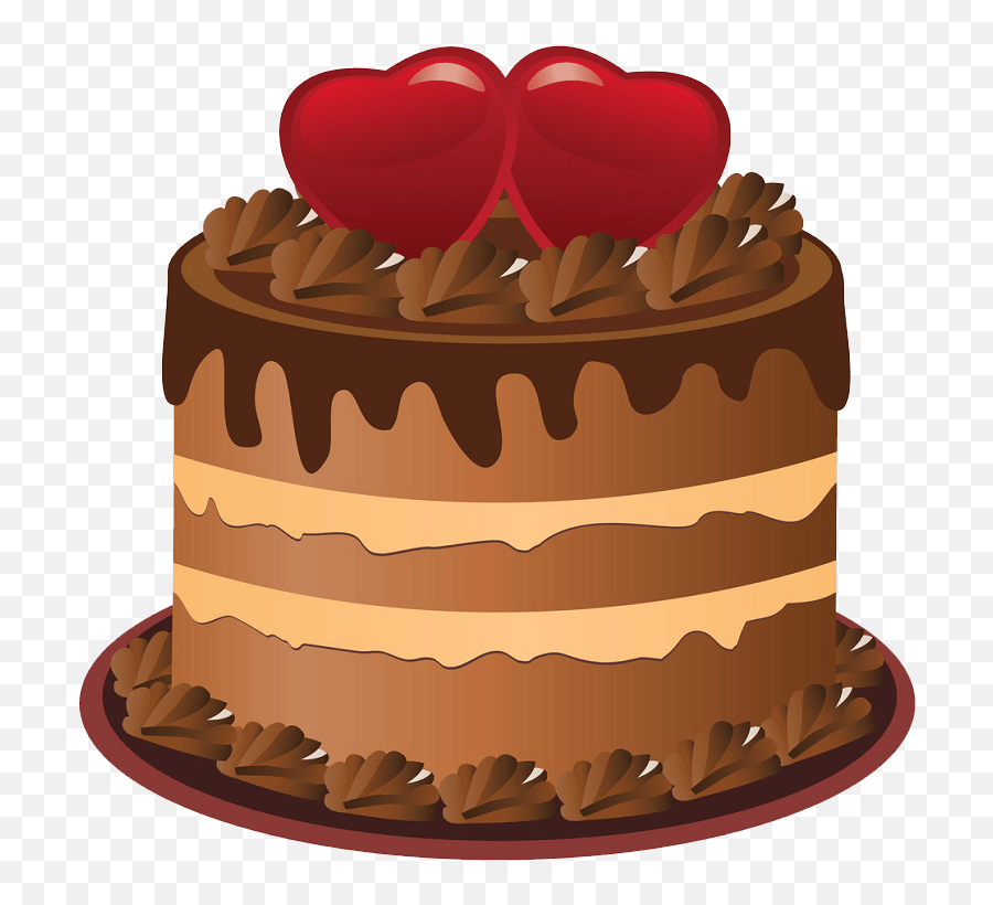 Chocolate Cake Clipart Transparent - Chocolate Cake Clipart Png Emoji,Cake Clipart