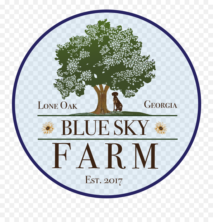 Blue Sky Farm At Lone Oak - Georgia Grown Emoji,Blue Sky Logo