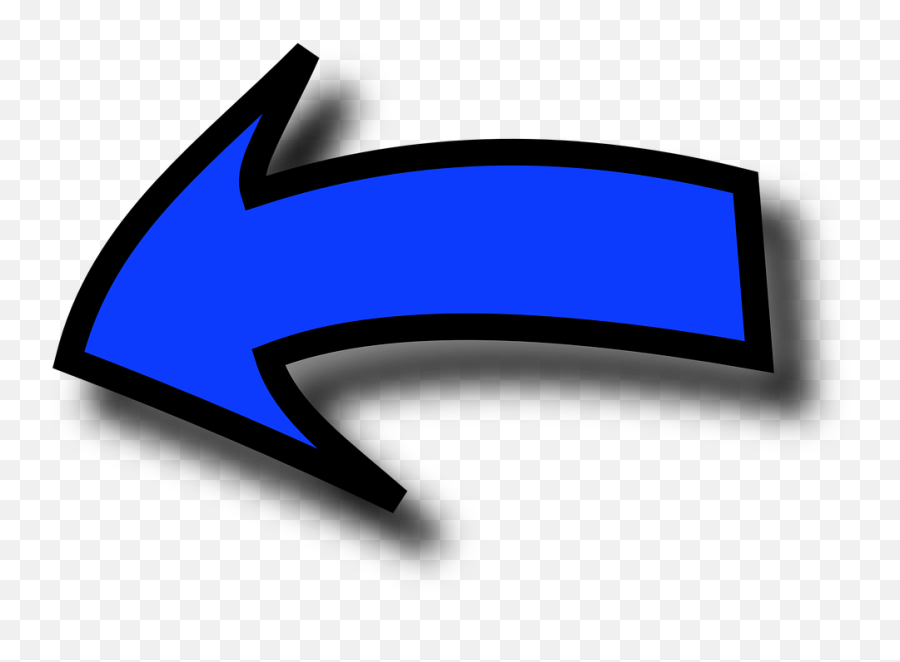 Arrow Left Direction - Free Vector Graphic On Pixabay Emoji,Comic Book Clipart