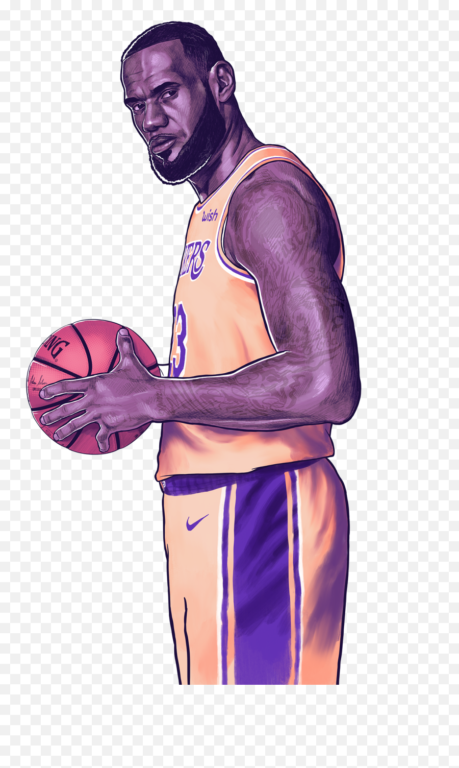 Download Save To Collection - Basketball Player Full Size Emoji,Basketball Player Png