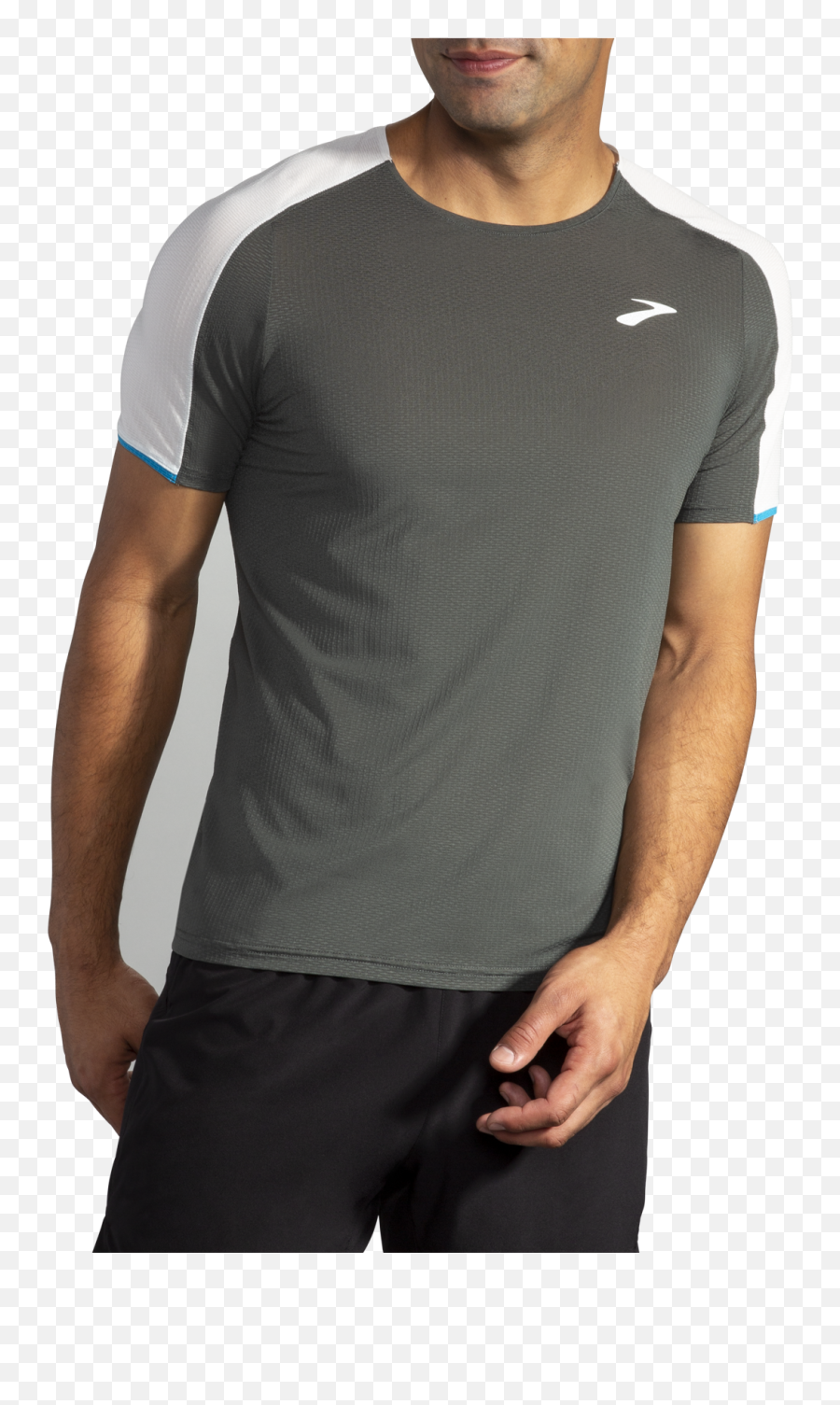Menu0027s Atmosphere Short Sleeve Running T - Shirt Brooks Running Emoji,Transparent Shirts For Mens