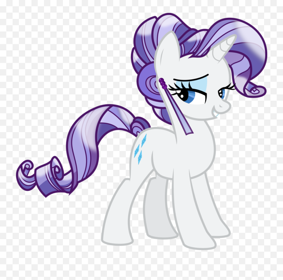 Download My Little Pony Rarity Transparent Hq Png Image Emoji,Mlp Transparent