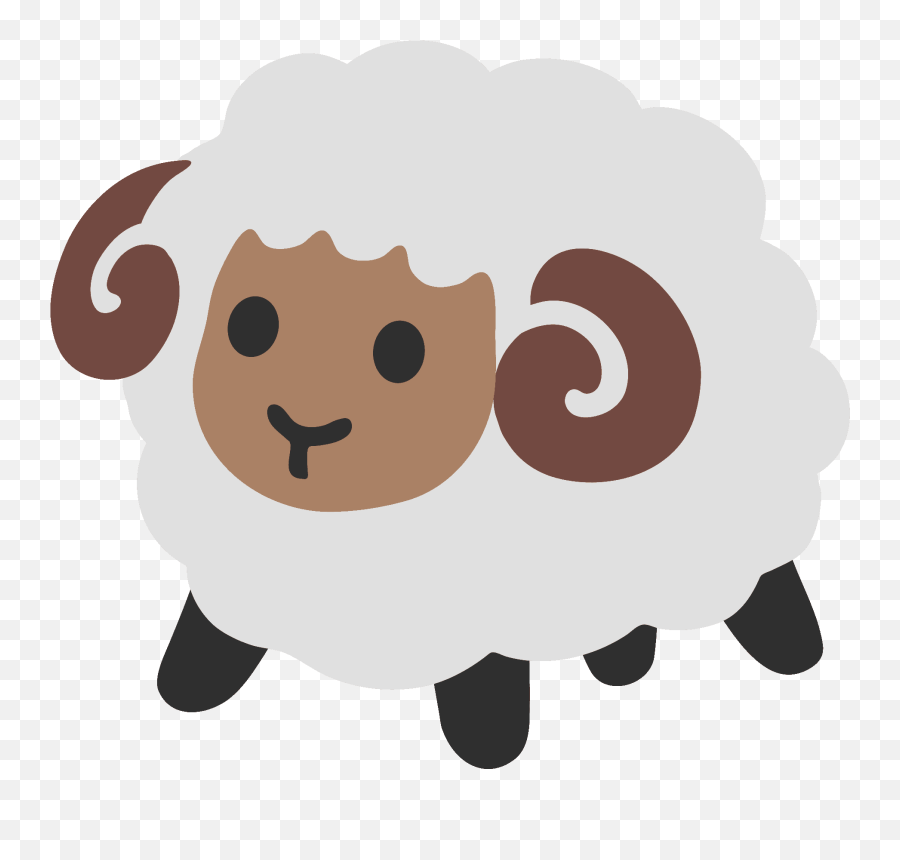 Ram Emoji Clipart Free Download Transparent Png Creazilla - Emoji Sheep Png,Ram Clipart