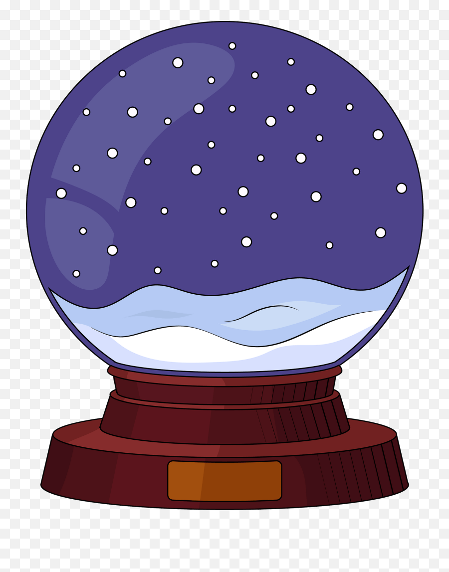 Snow Glass Ball Clipart Free Download Transparent Png Emoji,Winter Scene Clipart