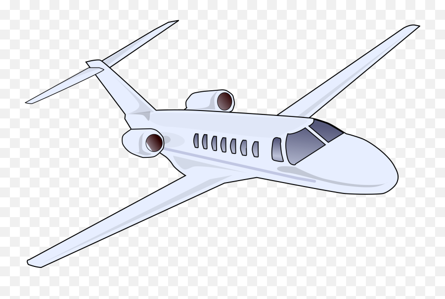 Plane Clipart Business Jet Plane Business Jet Transparent - Aircraft Clip Art Emoji,Plane Clipart