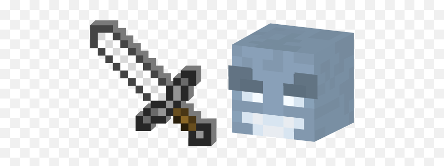 Minecraft Vex And Iron Sword Cursor U2013 Custom Cursor - Minecraft Iron Sword Png Emoji,Minecraft Sword Png