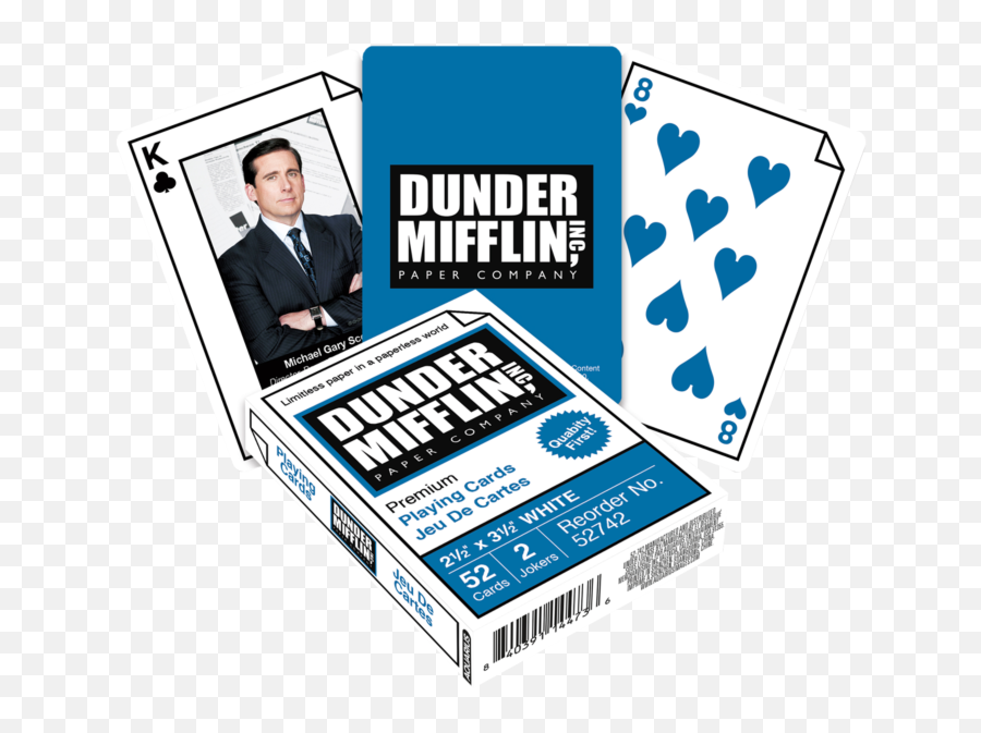 The Office - Dunder Mifflin Swag Playing Cards Dunder Mifflin Emoji,Dunder Mifflin Logo