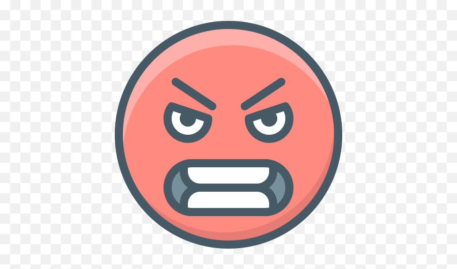 Angry Emoji Evil Face Hatred Icon - Free Download Happy,Angry Emoji Png
