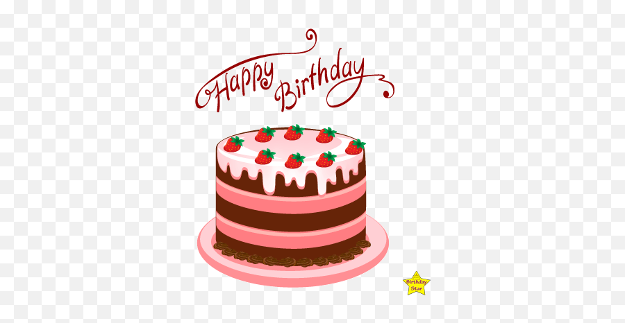 Free Happy Birthday Cake Clipart - Cake Decorating Supply Emoji,Birthday Cake Clipart