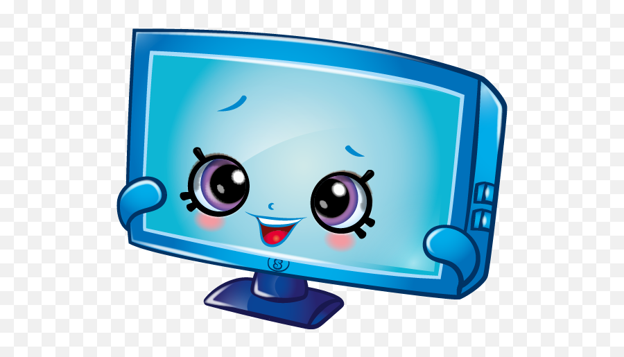 Tammy Tv - Shopkins Coloring Pages Emoji,Clipart Tvs