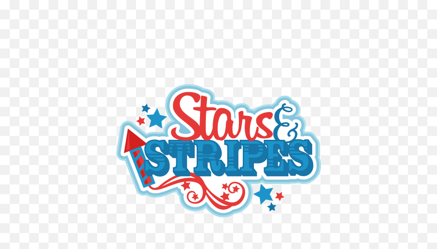 Stars Stripes Title Svg Scrapbook Cut Emoji,Stars And Stripes Clipart