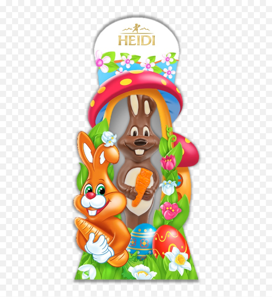 Heidi Chocolate Emoji,Vintage Easter Clipart