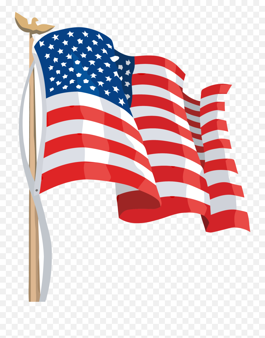 Flag Of The United States Clip Art - United States Png Emoji,United State Clipart