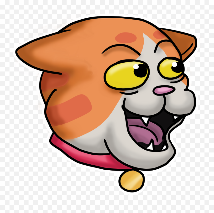 Albinobat Cat Game - Spelunky Cat Emoji,Pogchamp Png