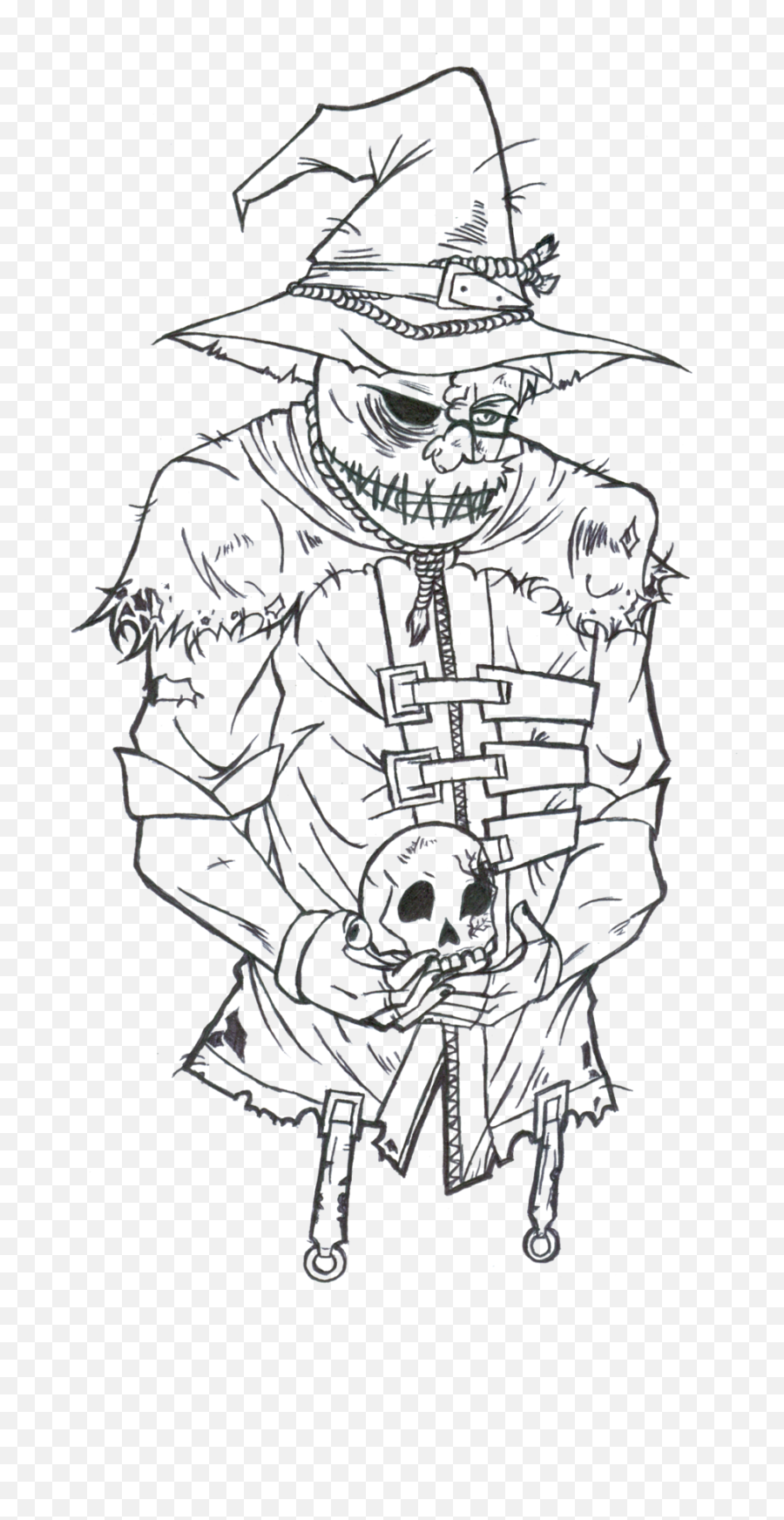 Download Fuc - Dc Scarecrow Coloring Pages Full Size Png Emoji,Coloring Pages Png