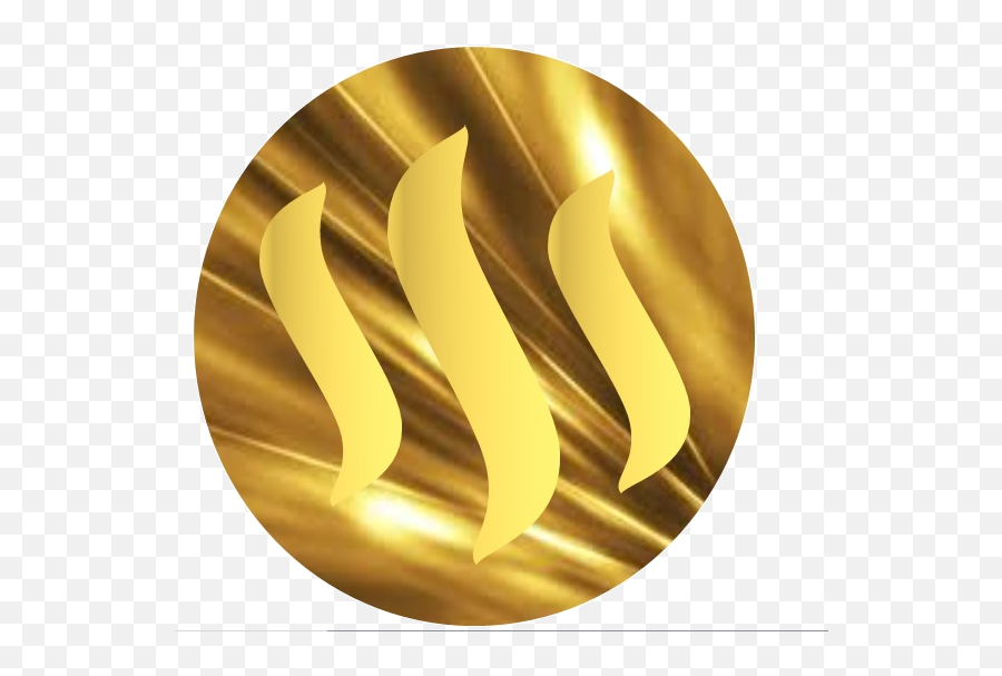 How To Create Golden Steem Logo Using - Solid Emoji,Word Logo