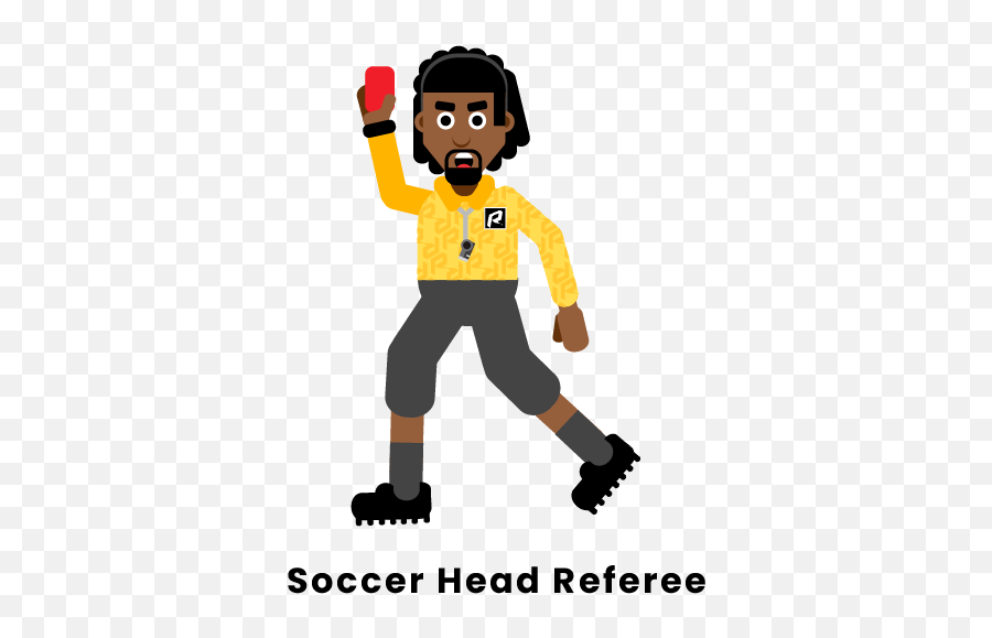 Soccer Officials And Referees Emoji,Referee Png