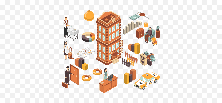 Her Likes This Property Management System In Hotel - Building Sets Emoji,Hotel Clipart