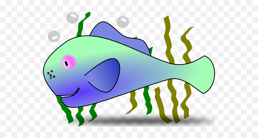 Fish In The Sea Clip Art At Clker - Fish Sea Clip Art Emoji,Sea Clipart